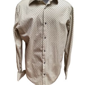 Banana Republic mens long sleeve dress shirt, French cuffs, size XL